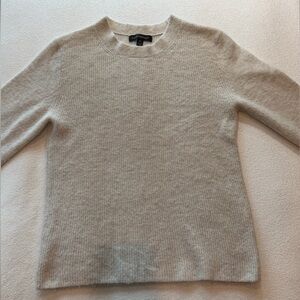 Banana Republic Wool Lightweight Beige Crewneck Sweater Size XS